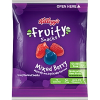 Kellogg's Fruit Flavored Snacks Fruity Snacks Mixed Berry Allergy and ...