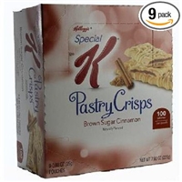 Kellogg's Pastry Crisps Special K Brown Sugar Cinnamon Food Product Image