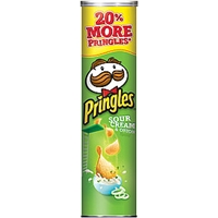 Pringles Potato Crisps Sour Cream & Onion Flavored Allergy and ...