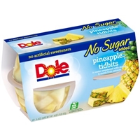 Dole Pineapple Tidbits - 4 CT Product Image