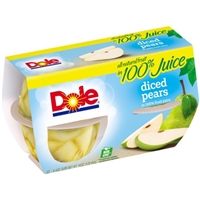 Dole Diced Pears - 4 CT Packaging Image