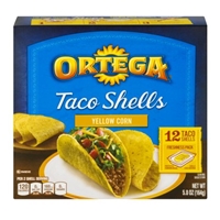 Ortega Taco Shells Yellow Corn - 12 CT