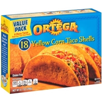 Ortega Yellow Corn Taco Shells - 18 CT Food Product Image