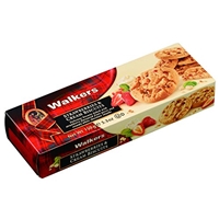 Walkers Strawberries & Cream Biscuits, Schottische Kekse Mit Erdbeeren & Sahne, 150G Product Image