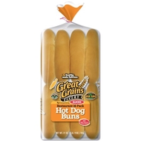 Great Grains 16 Pk. Cluster Hot Dog Buns Food Product Image