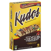 Kudos Milk Chocolate Granola Bars Variety Pack - M&M's, Snickers and  Chocolate Chip Flavor, Granola & Energy Bars