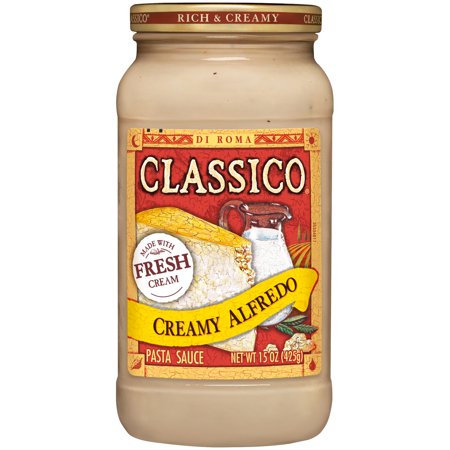 Classico Creamy Alfredo Pasta Sauce Packaging Image