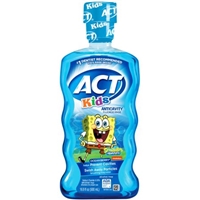 Act Kids Anticavity Fluoride Rinse SpongeBob SquarePants Ocean Berry