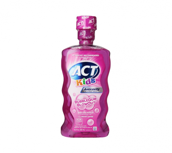 ACT Kids Anticavity Fluoride Rinse Bubble Gum Blow Out Product Image