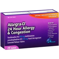 Allegra-D Allergy & Congestion Non-Drowsy Original Prescription ...