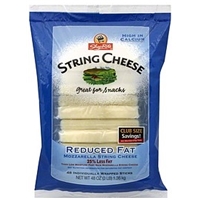 Shoprite String Cheese Mozzarella, Reduced Fat, Club Size Food Product Image