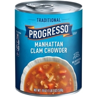 Progresso Traditional Manhattan Clam Chowder Soup Food Product Image