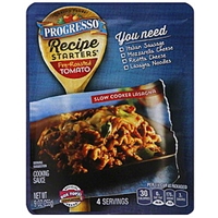 Progresso Recipe Starters Fire-Roasted Tomato Cooking Sauce Slow Cooker Lasagna Product Image
