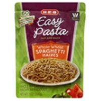 H-E-B Easy Pasta Whole Wheat Spaghetti Halves Food Product Image