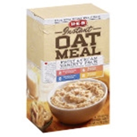 H-E-B Instant Fruit And Cream Variety Pack Oat Meal Food Product Image