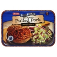H-E-B Fully Cooked Seasoned Pulled Pork With BBQ Sauce Food Product Image