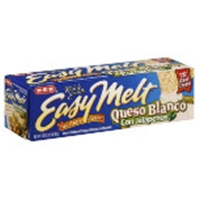 H-E-B Easy Melt Queso Blanco Con Jalapenos Cheese Spread Food Product Image