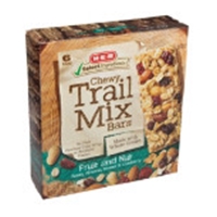 H-E-B Select Ingredients Chewy Fruit and Nut Trail Mix Bars Food Product Image