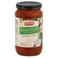 H-E-B Roasted Garlic Pizza Sauce Food Product Image
