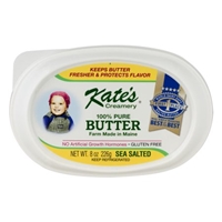 Kate's Creamery 100% Pure Butter Sea Salted Allergy and Ingredient