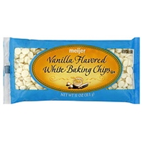 Meijer White Baking Chips Vanilla Flavored Product Image