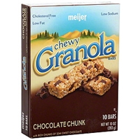 Meijer Chewy Granola Bars Chocolate Chunk Allergy and Ingredient ...