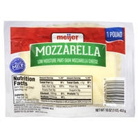 Meijer, Natural Mozzarella Cheese Product Image