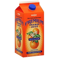 Meijer Orange Juice With Calcium Food Product Image