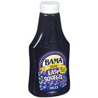 Bama Easy Squeeze Grape Jelly Food Product Image