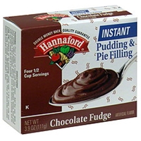 Hannaford Pudding & Pie Filling Pudding &Pie Filling, Chocolate Fudge, Instant Food Product Image