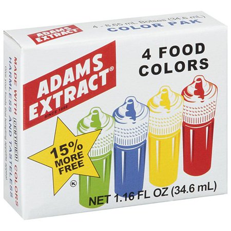 Adams Extract Food Colors