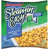 Schnucks Frozen Vegetables Steamin' Easy Corn Fire Roasted Food Product Image