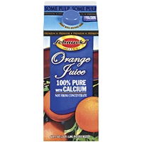 Schnucks Orange Juice 100% Pure W/Calcium Food Product Image