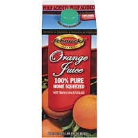 Schnucks Orange Juice 100% Pure Home Squeezed Food Product Image