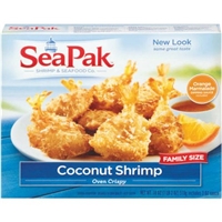 SeaPak Jumbo Coconut Shrimp Family Size Food Product Image