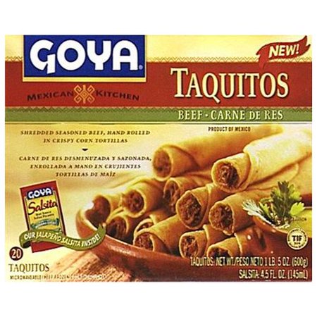 Goya Mexican Kitchen Beef Taquitos Food Product Image