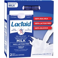 Lactaid 100% Lactose Free Reduced Fat Milk Allergy and Ingredient ...