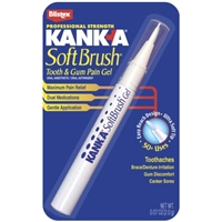 Blistex Kanka Professional Strength Soft Brush Tooth & Gum Pain Gel Food Product Image