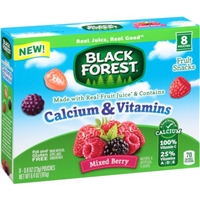 Black Forest Calcium and Vitamins Mixed Berry Fruit Snacks Food Product Image