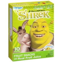 DreamWorks Shrek Fruit Snacks, 0.8 oz, 10 count Food Product Image