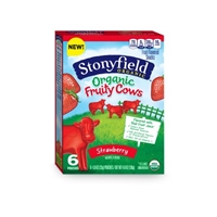 Stonyfield Organic Fruit Snacks Strawberry - 6 CT Food Product Image