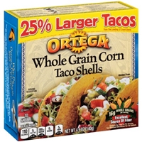 Ortega Whole Grain Corn Taco Shells - 10 CT Food Product Image