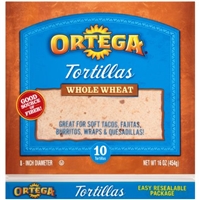 Ortega Whole Wheat Tortillas 10 Count Product Image