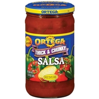 Ortega Salsa Thick & Chunky Medium Food Product Image