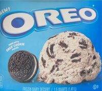 Oreo Ice Cream Food Product Image
