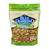 Blue Diamond Almonds Whole Natural Food Product Image