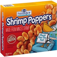 Fisher Boy Shrimp Poppers Food Product Image