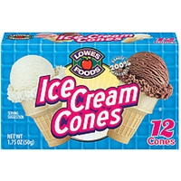 Lowes Foods Ice Cream Cones 12 Ct Product Image