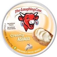 Laughing Cow Creamy Asiago Cheese Wedges Food Product Image