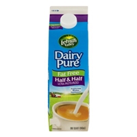 Lehigh Valley Dairy Pure Fat Free Half & Half Ultra-Pasturized Food Product Image